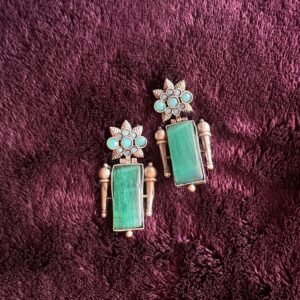 German-silver-Stud- Stone